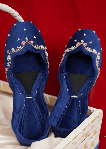 NAVY - Embellish Khussas